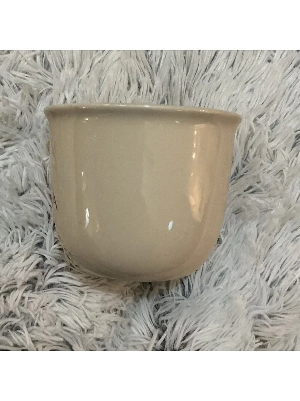 Godiva Belgium 1926 Beige Ceramic Coffee Mug – Vintage Oversized 16 oz Cup